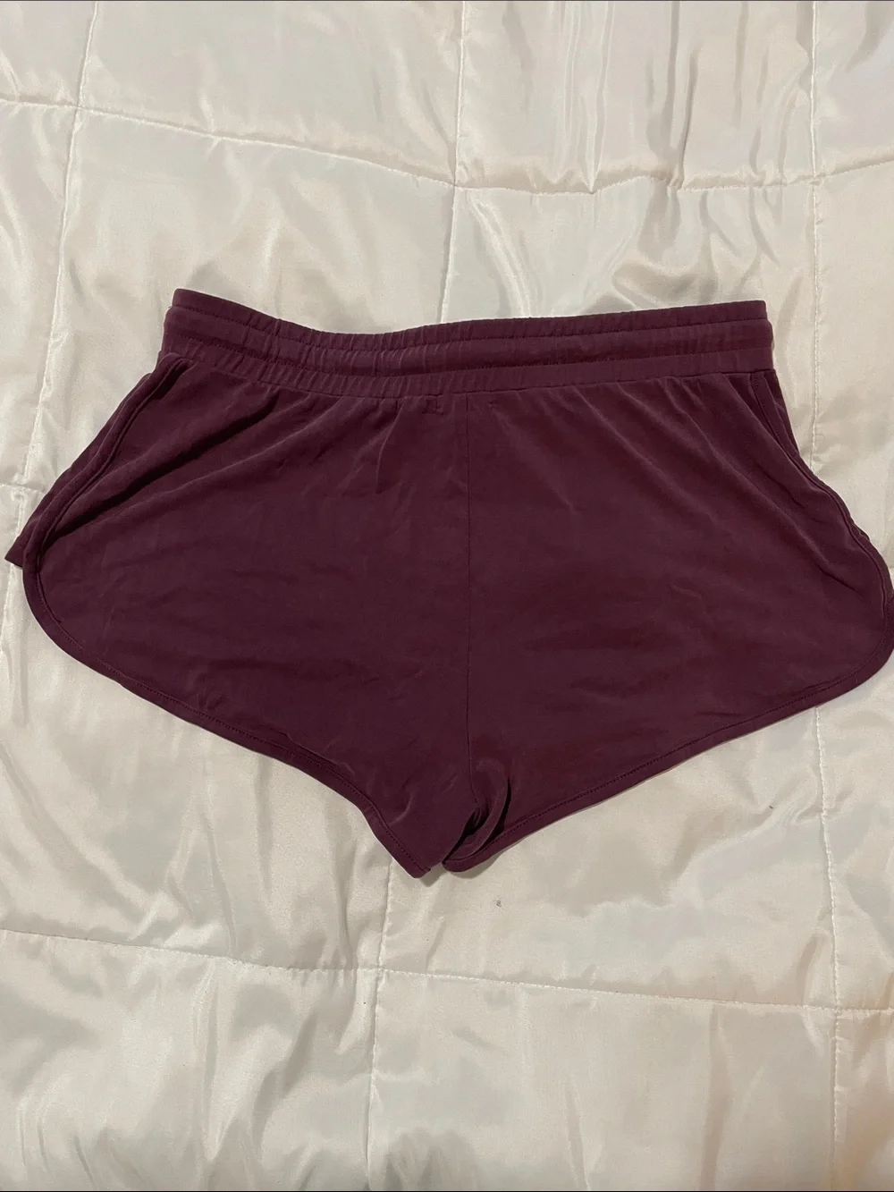 Aerie Women's Drawstring Lounge Shorts - Deep Plum